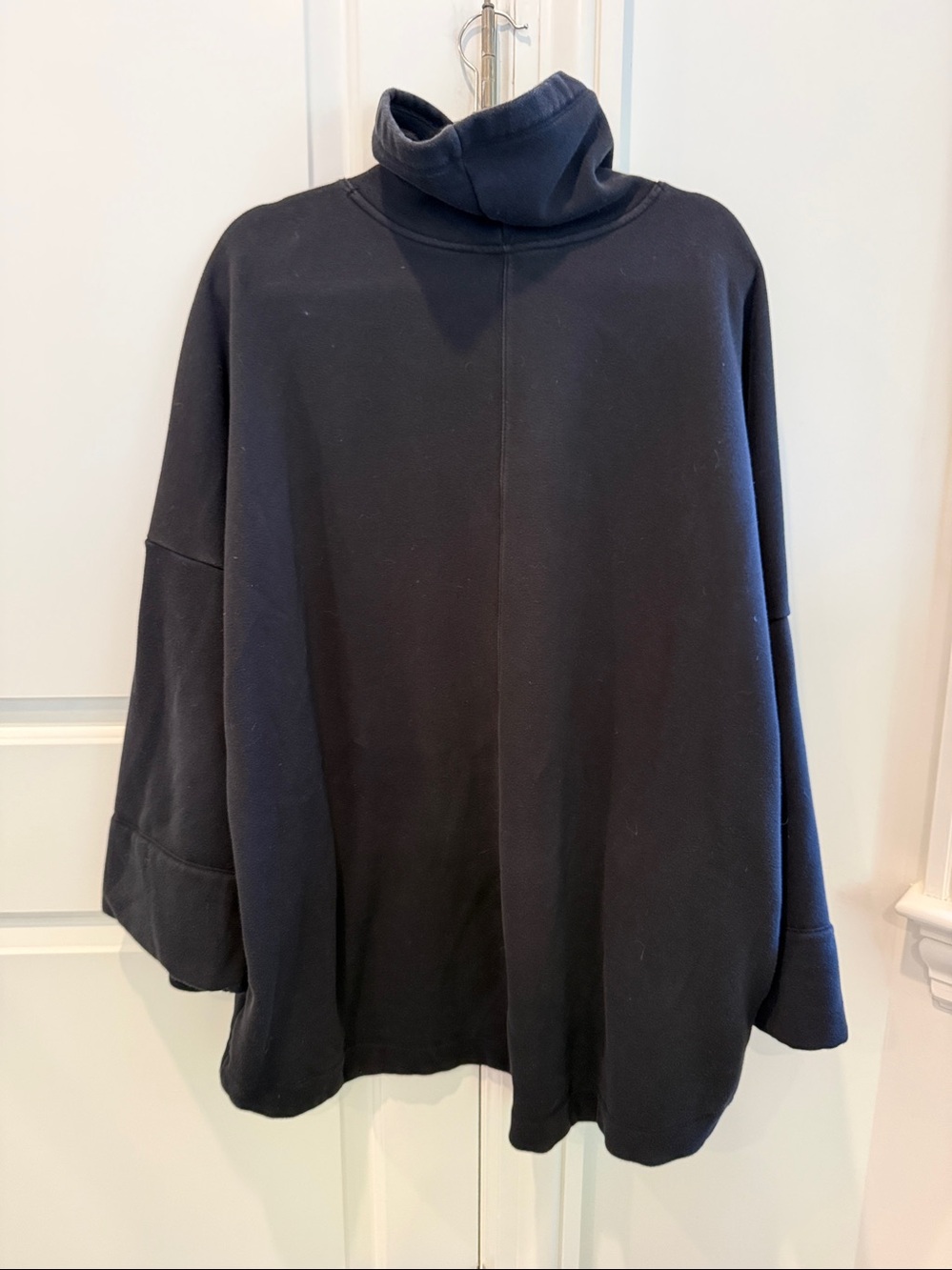 Athleta Black Cozy Karma Funnel Neck Sweatshirt Size 2X - Picture 2 of 5